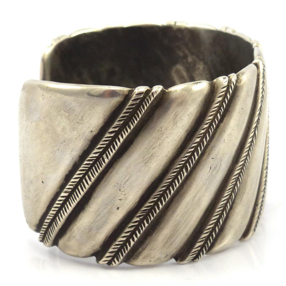 Coin Silver Cuff by Jock Favour - Garland's