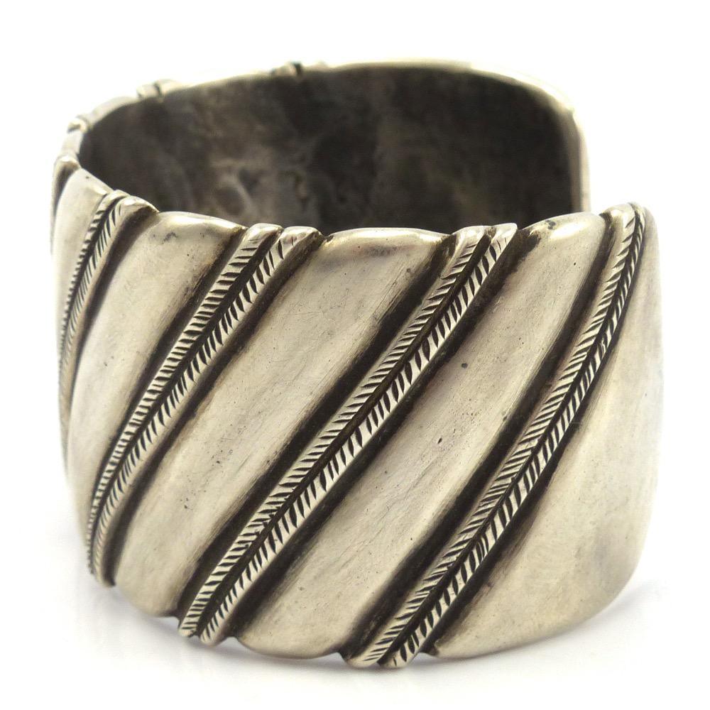 Coin Silver Cuff, Jock Favour, Jewelry, Garland's Indian Jewelry