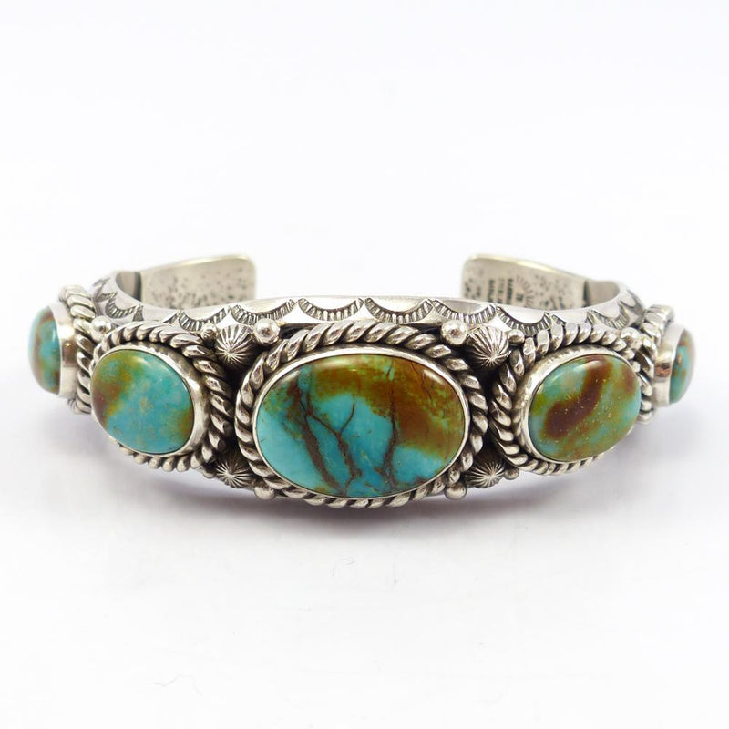 Royston Turquoise Cuff by Toby Henderson - Garland&