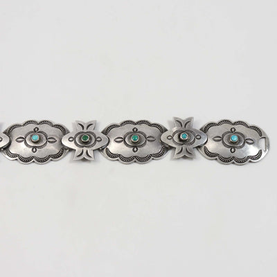 1950s Turquoise Link Concho Belt