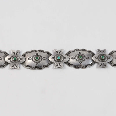 1950s Turquoise Link Concho Belt