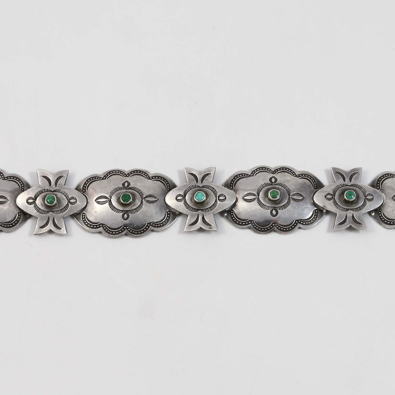 1950s Turquoise Link Concho Belt