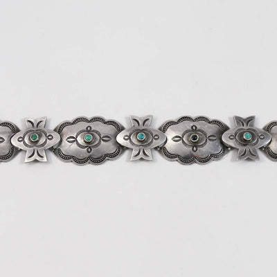 1950s Turquoise Link Concho Belt