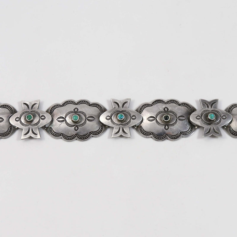 1950s Turquoise Link Concho Belt