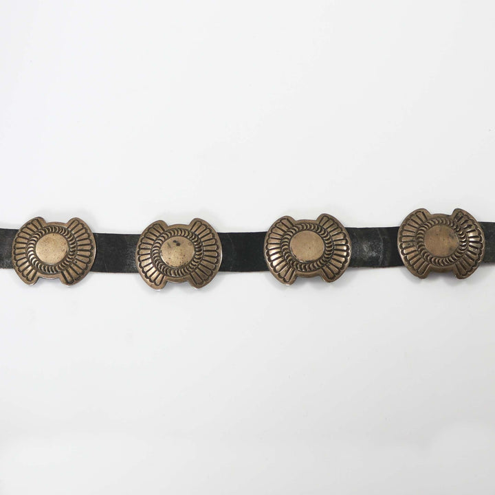 Ceinture Concho argentée des années 1960