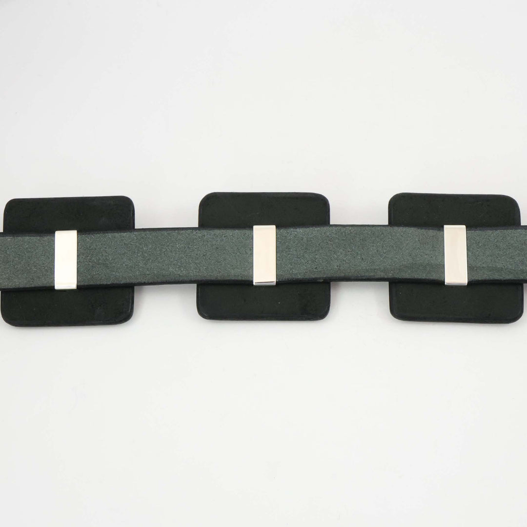 Silver and Turquoise Concho Belt