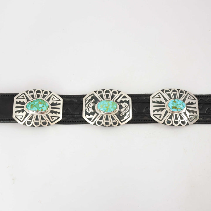 Turquoise Mountain Concho Belt