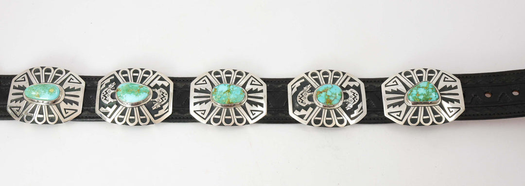 Turquoise Mountain Concho Belt
