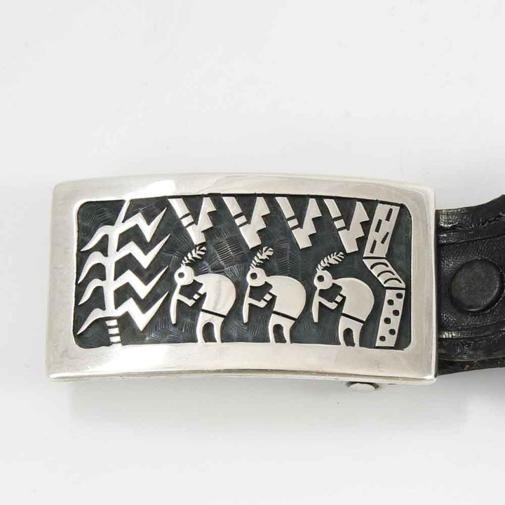 Flute Player Concho Belt
