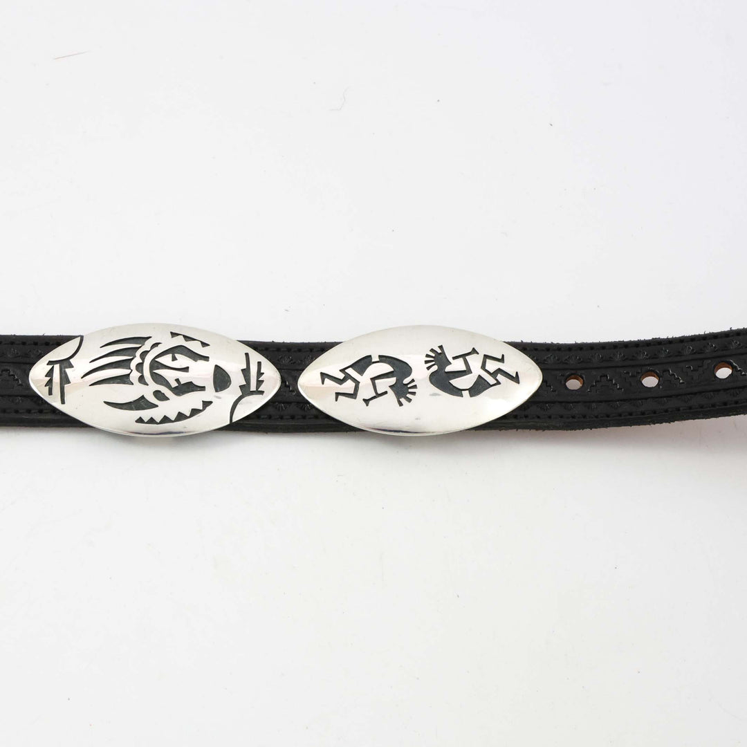 Hopi Overlay Concho Belt