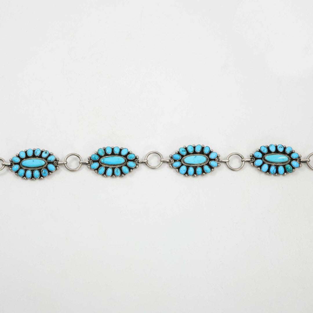 Sleeping Beauty Turquoise Concho Belt