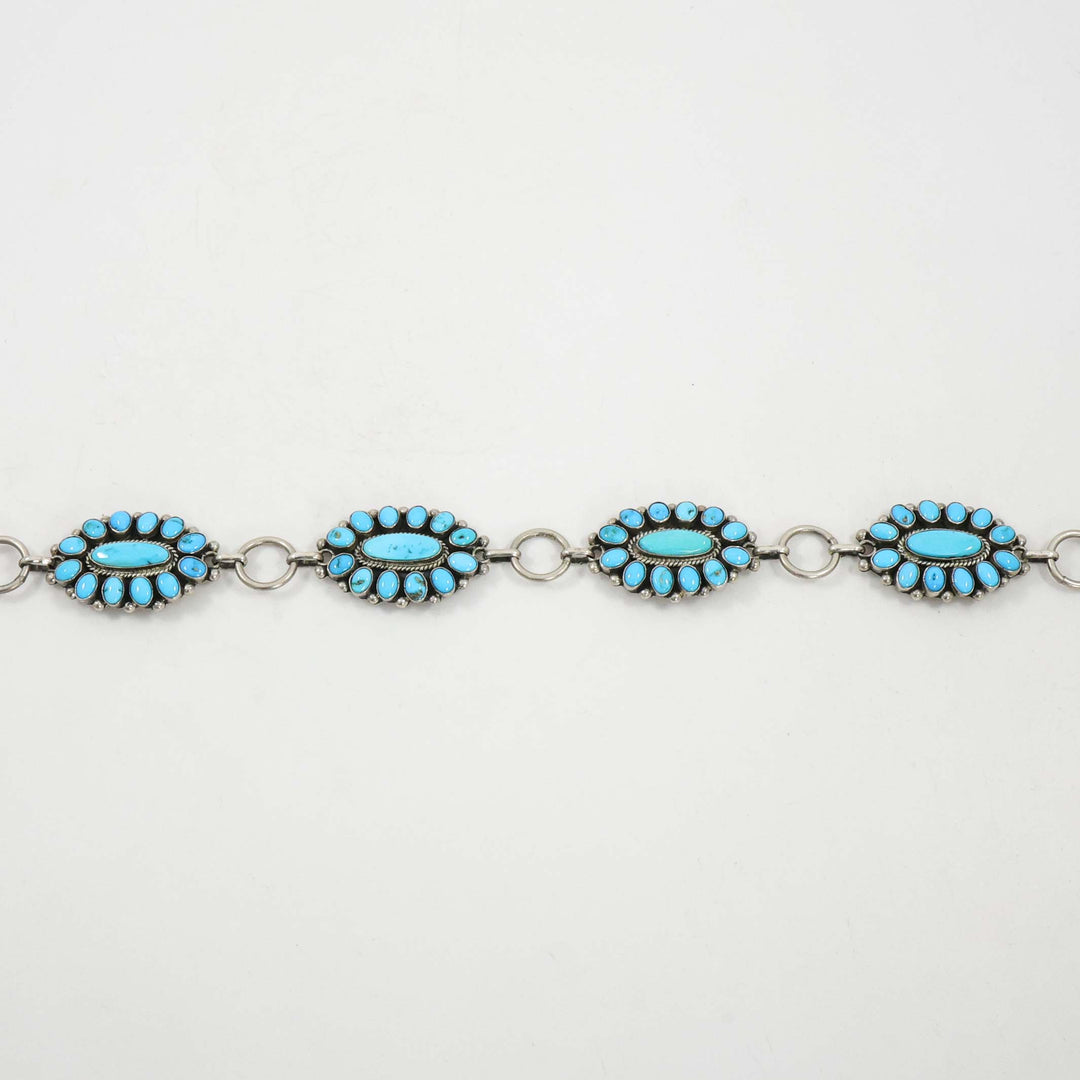 Sleeping Beauty Turquoise Concho Belt