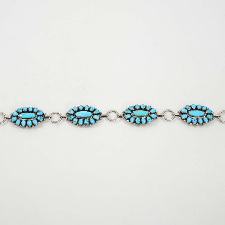 Sleeping Beauty Turquoise Concho Belt