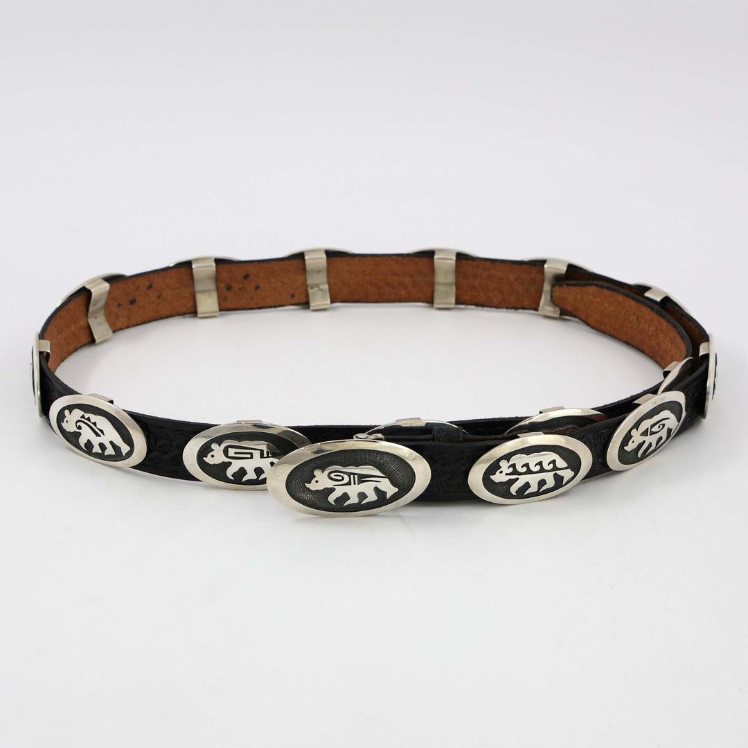 Hopi Bear Concho Belt
