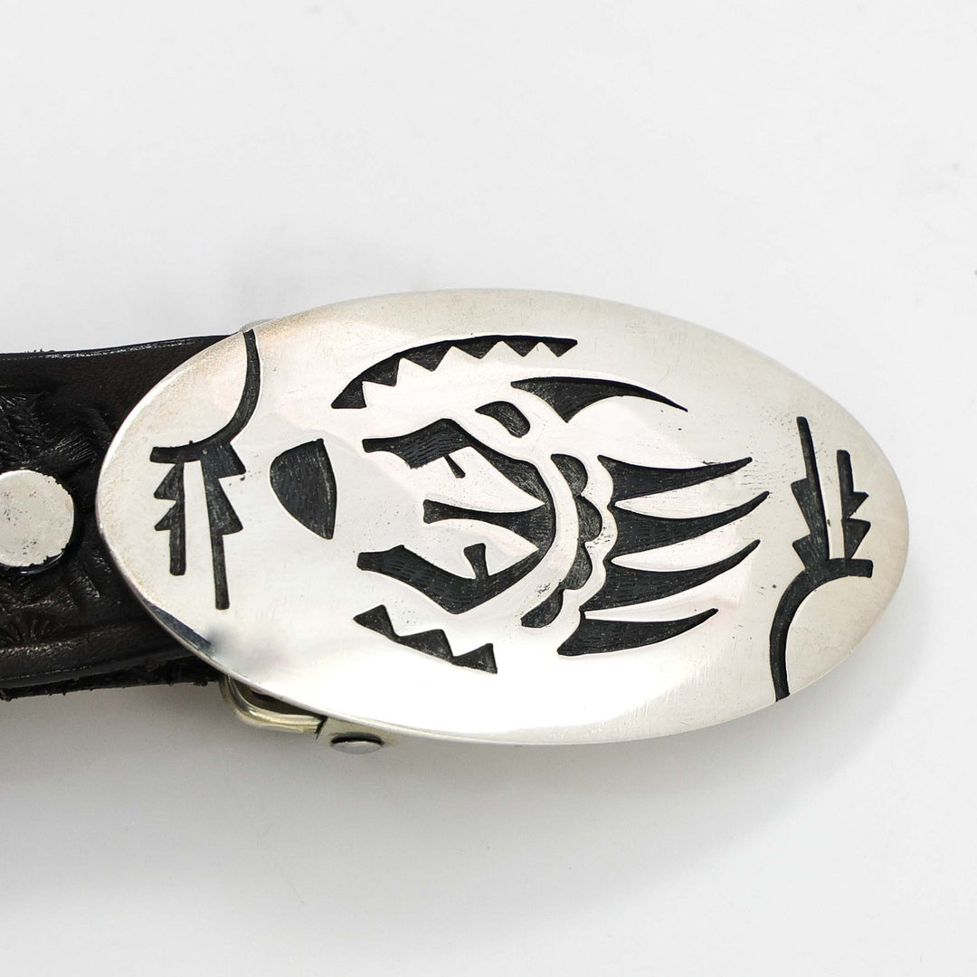 Hopi Bear Paw Concho Belt