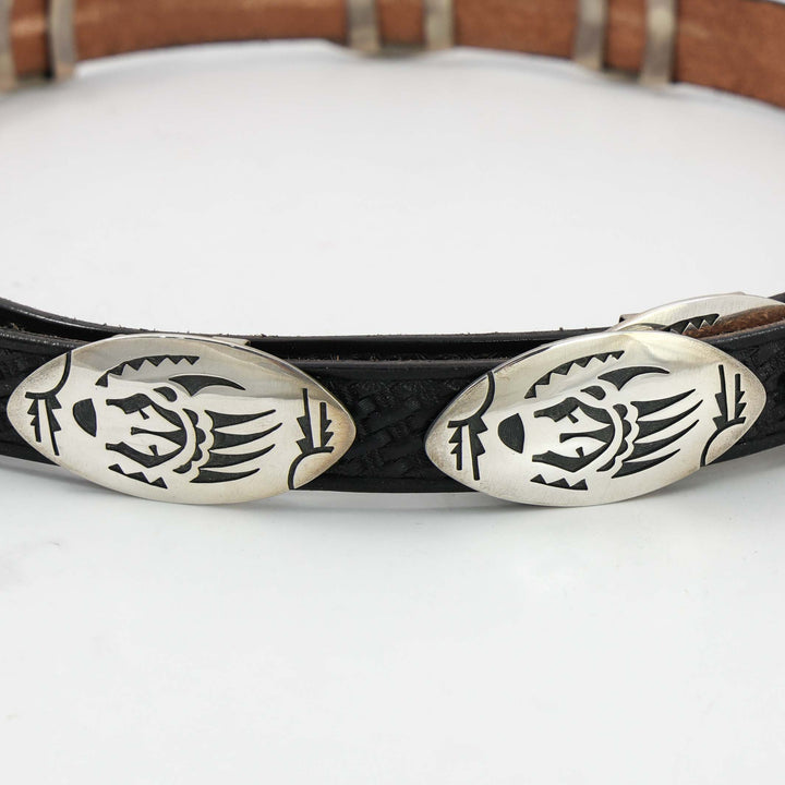 Hopi Bear Paw Concho Belt