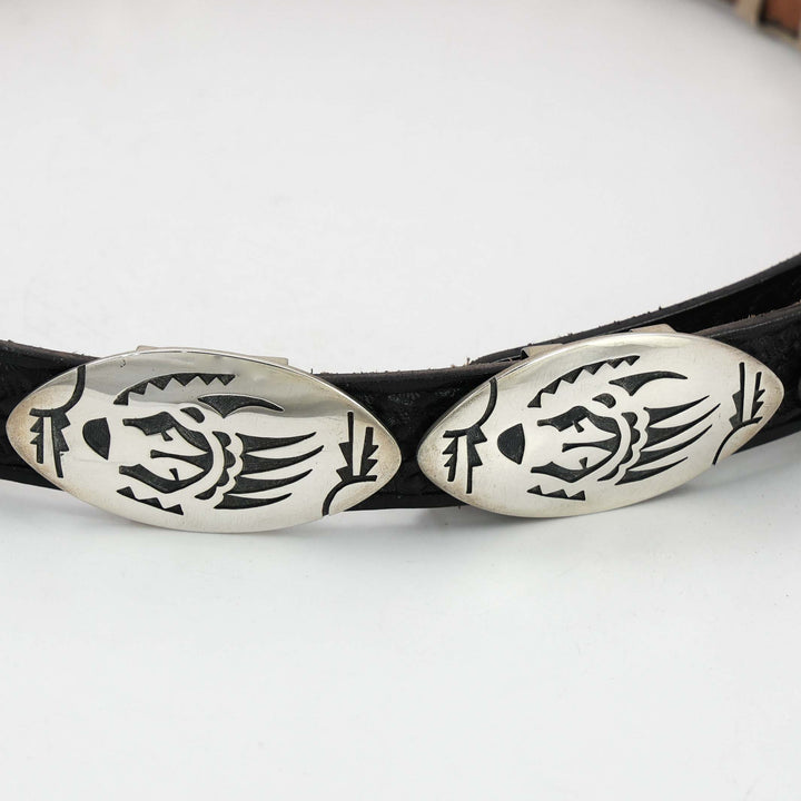 Hopi Bear Paw Concho Belt