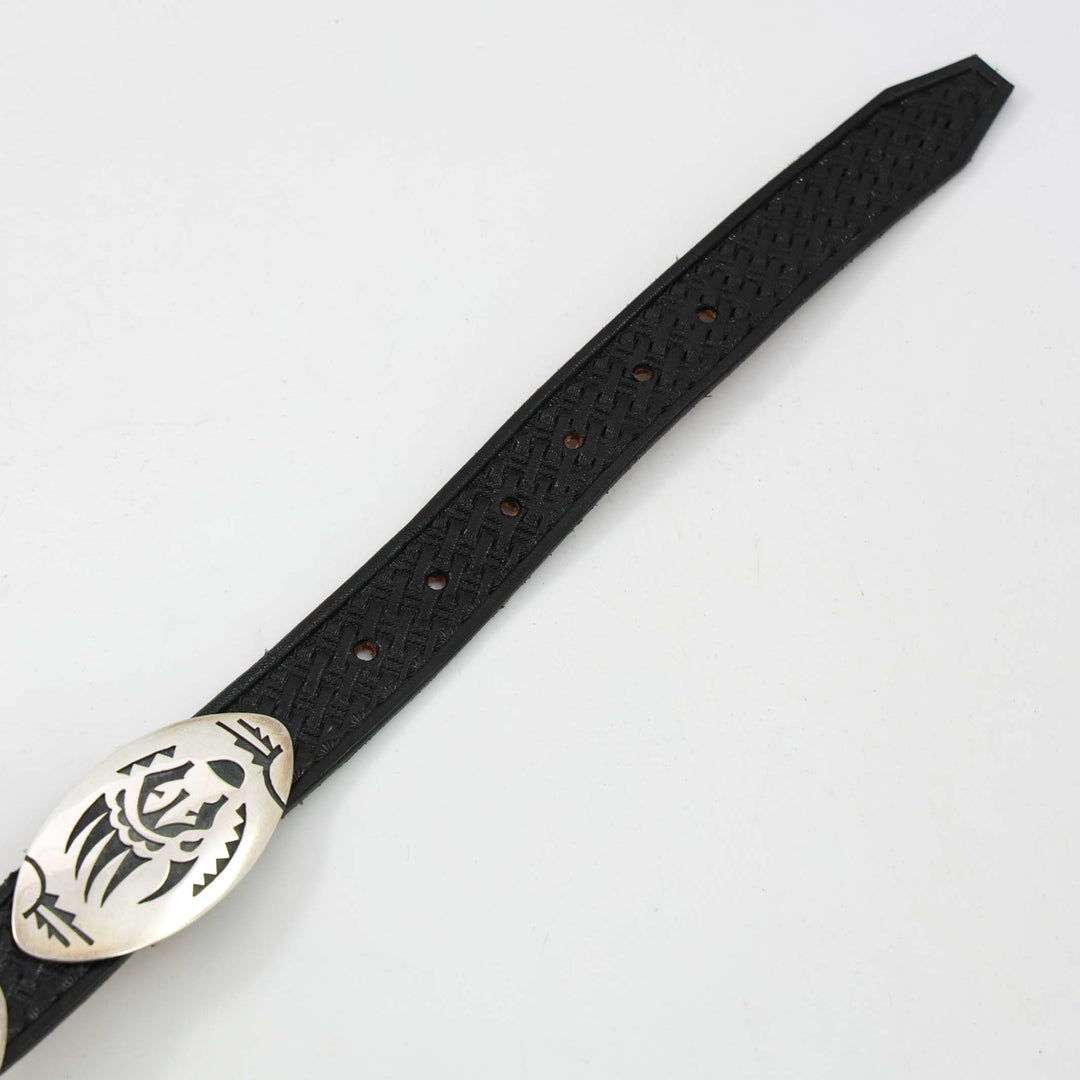 Hopi Bear Paw Concho Belt