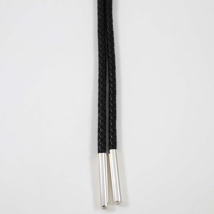 Kingman Turquoise Bola Tie by Leonard Nez - Garland's