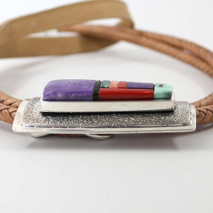 Multi-Stone Bola Tie by Edison Cummings - Garland's