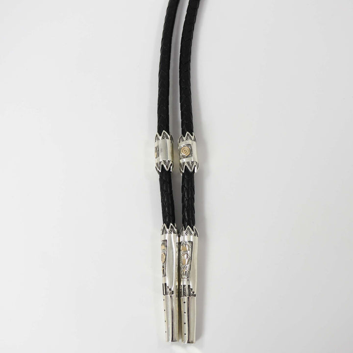 Bisbee Turquoise Archer Bola Tie by Arland Ben - Garland's