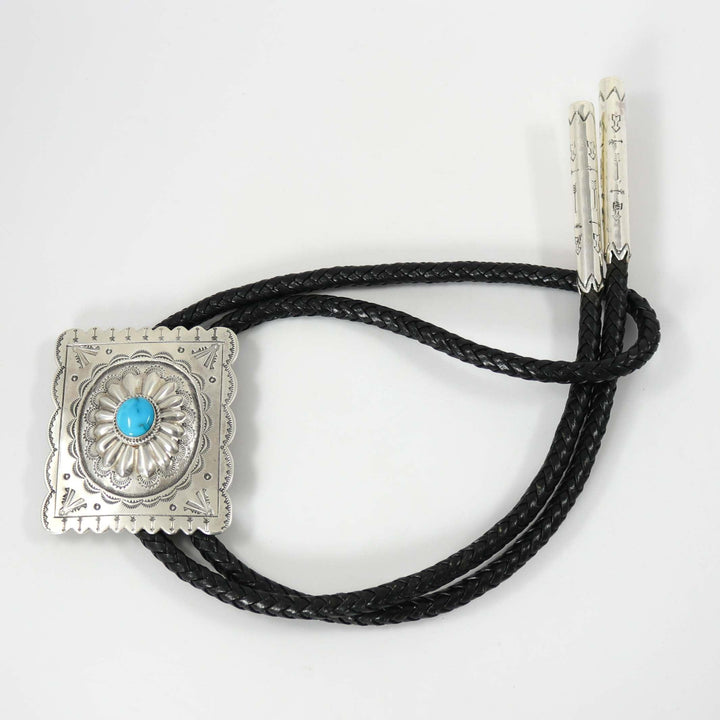 Blue Gem Turquoise Bola Tie