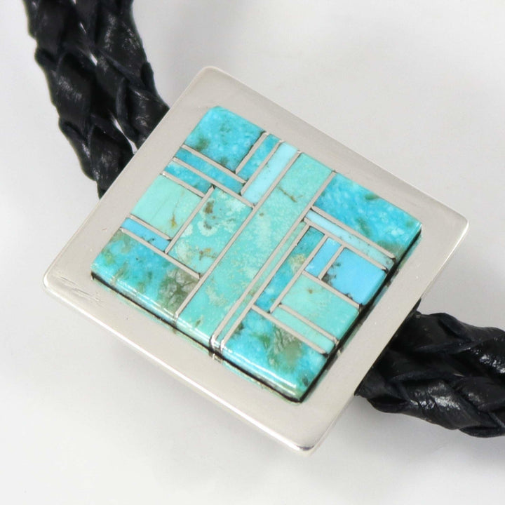 Turquoise Inlay Bola Tie