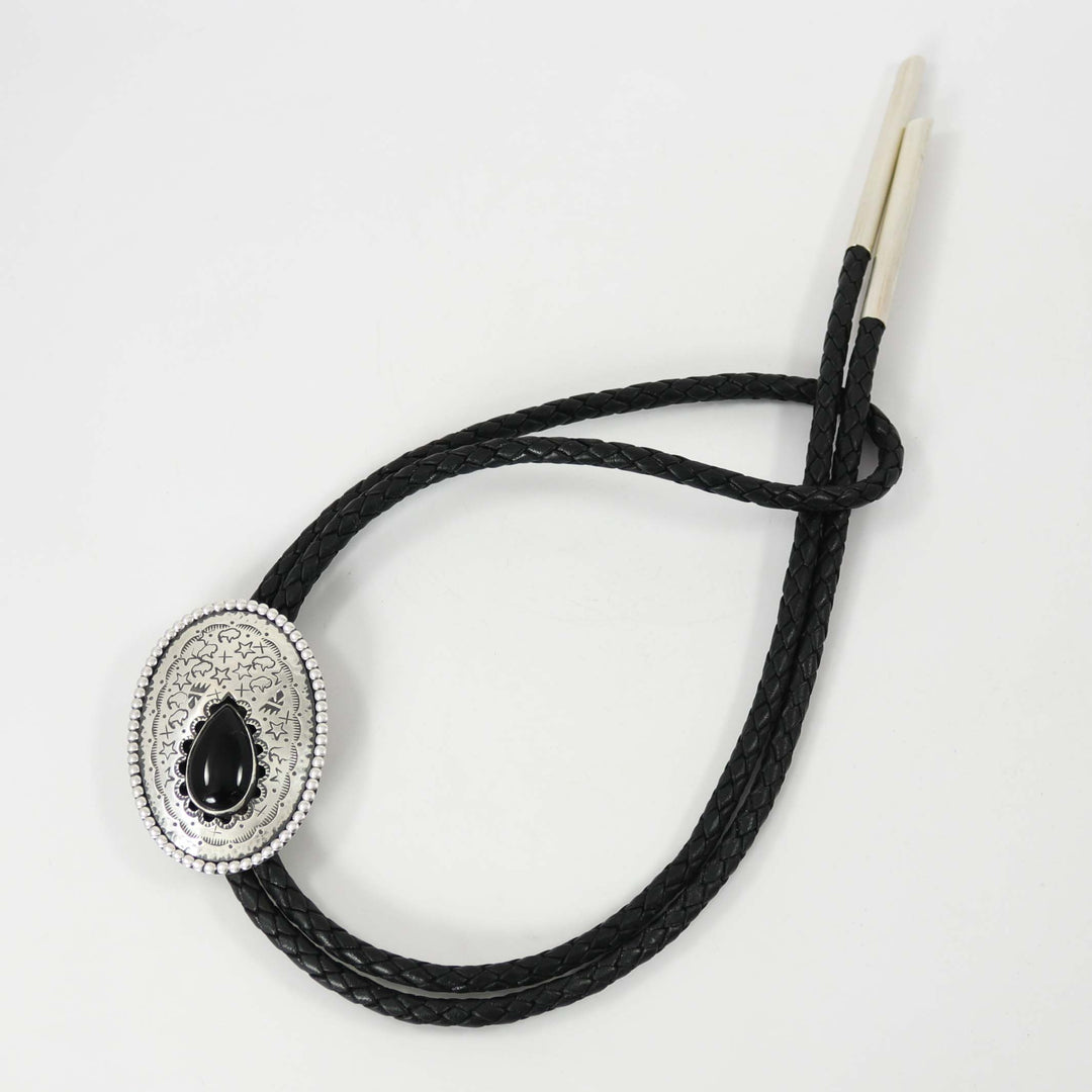 Onyx Bola Tie