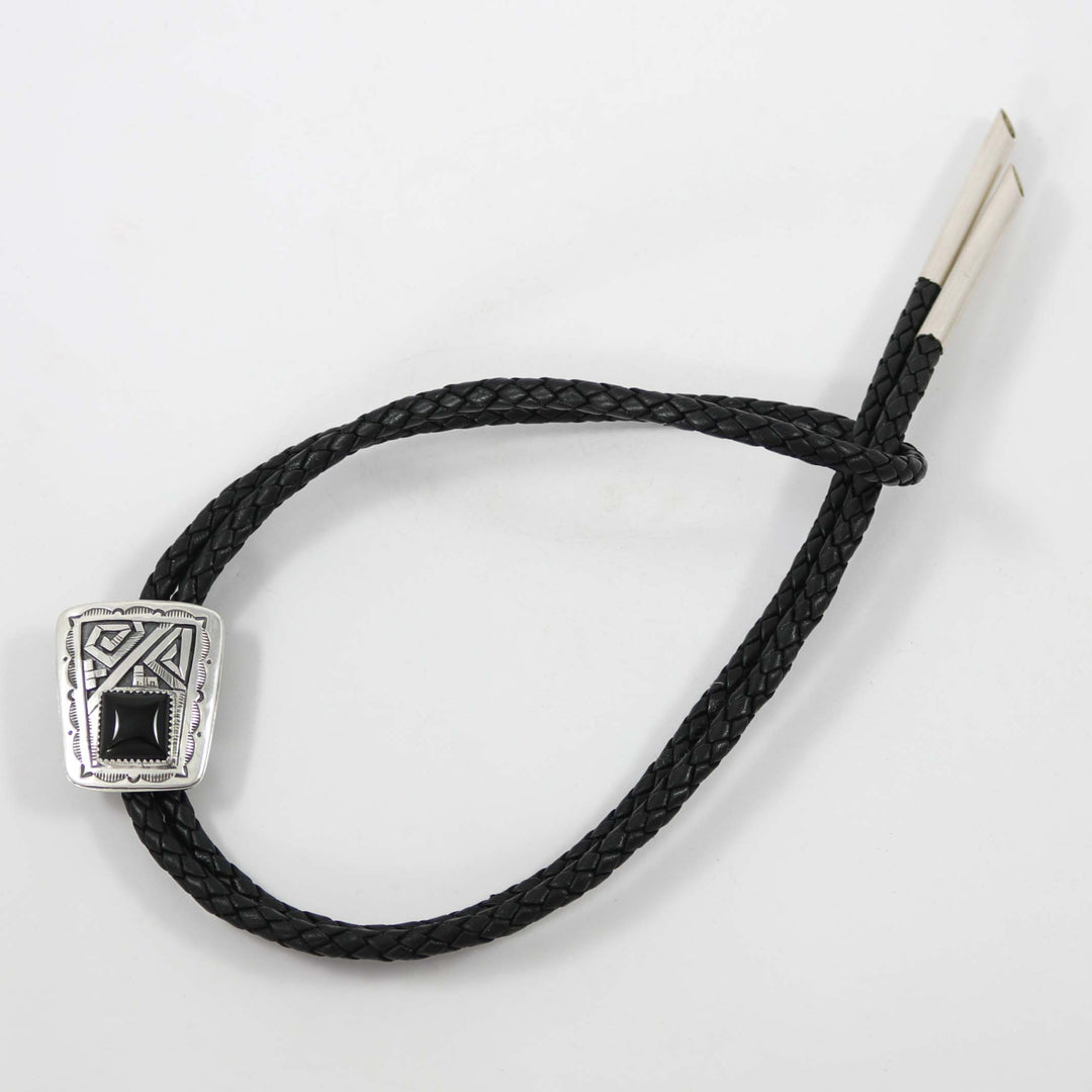 Onyx Bola Tie