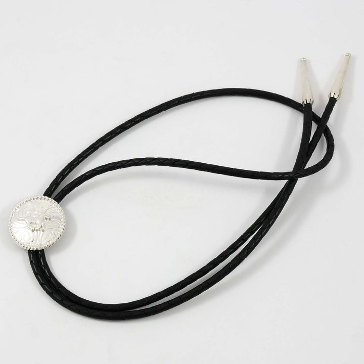 Silver Horse Bola Tie