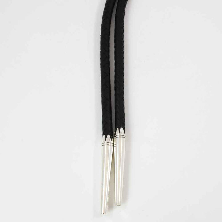 Stamped Silver Bola Tie