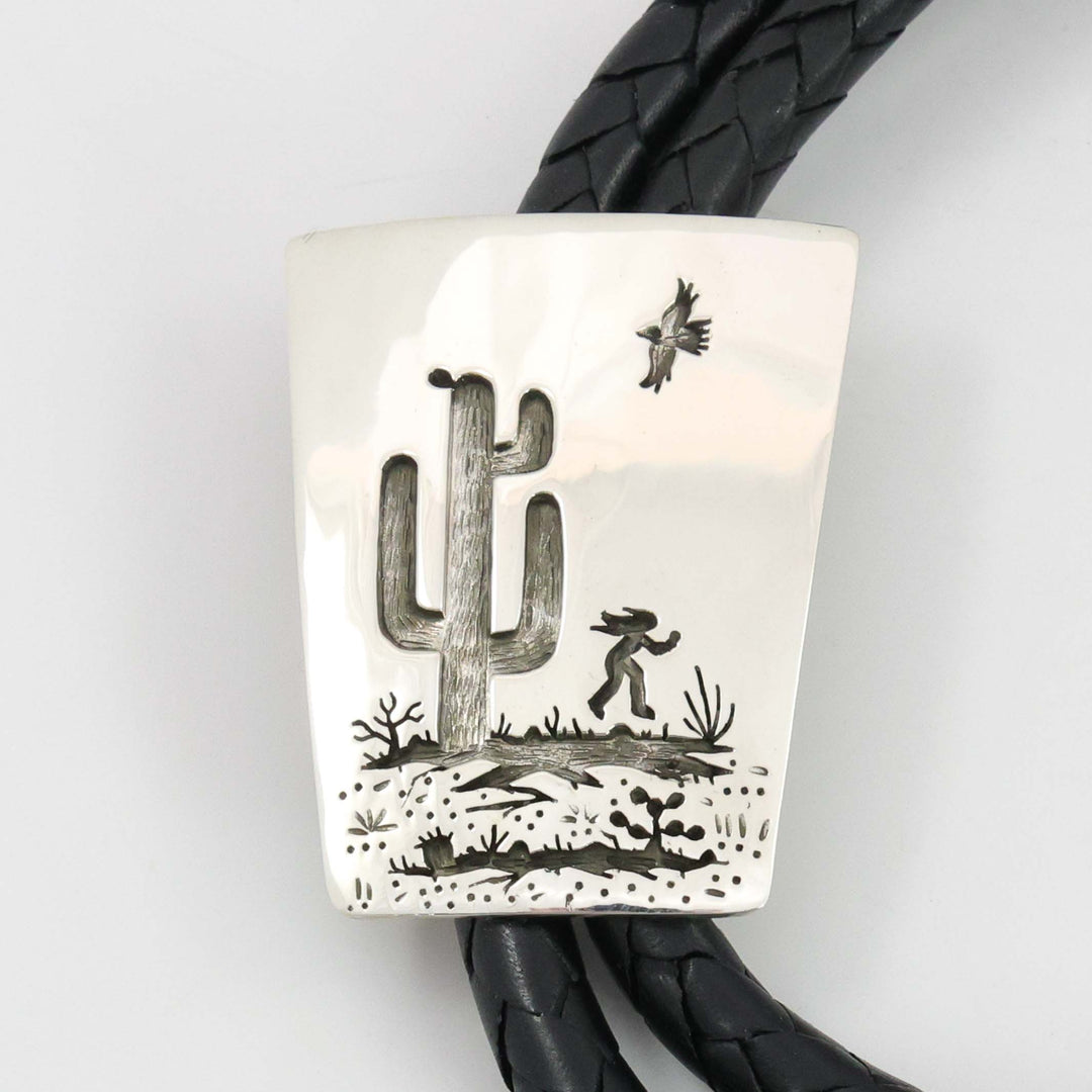 Saguaro Cactus Bola Tie