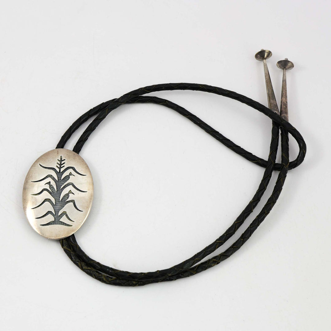 1970s Corn Stalk Bolo Tie