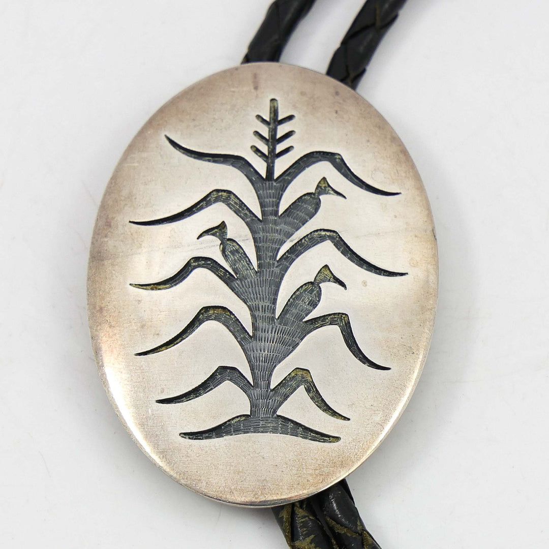 1970s Corn Stalk Bolo Tie