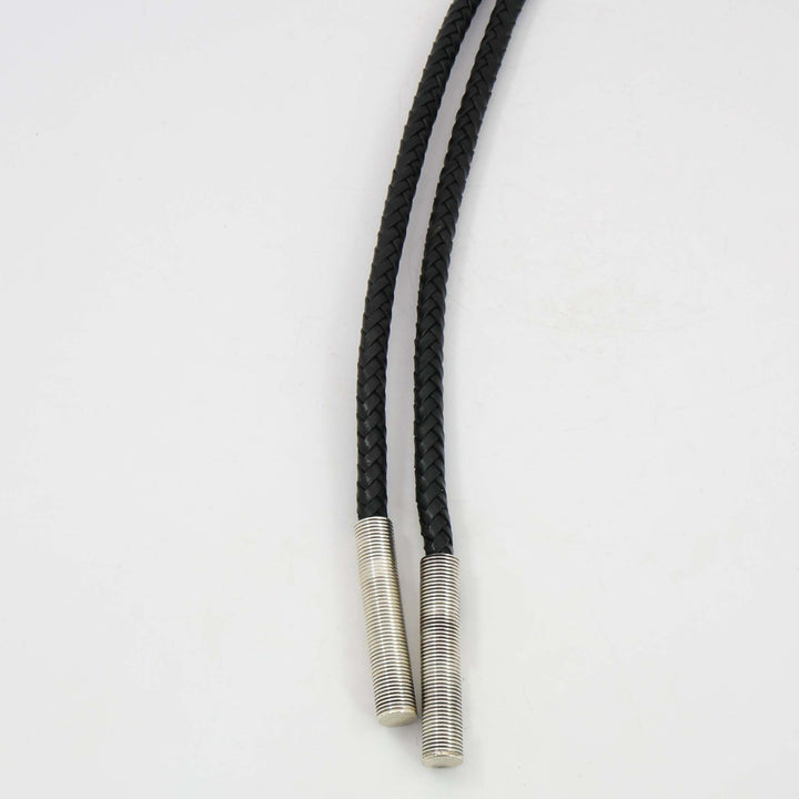 Stamped Silver Bola Tie