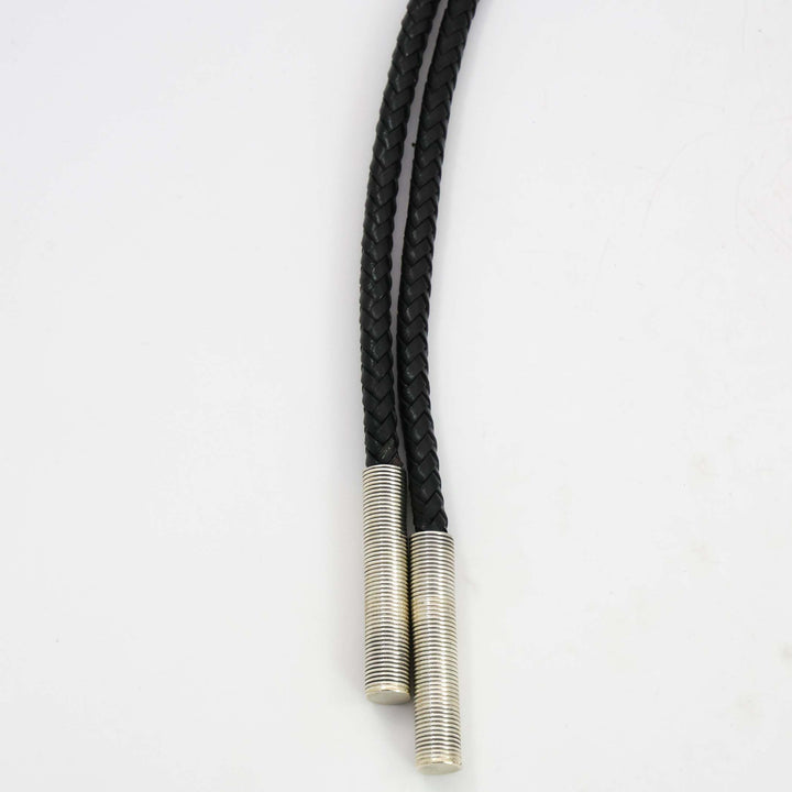 Stamped Silver Bola Tie