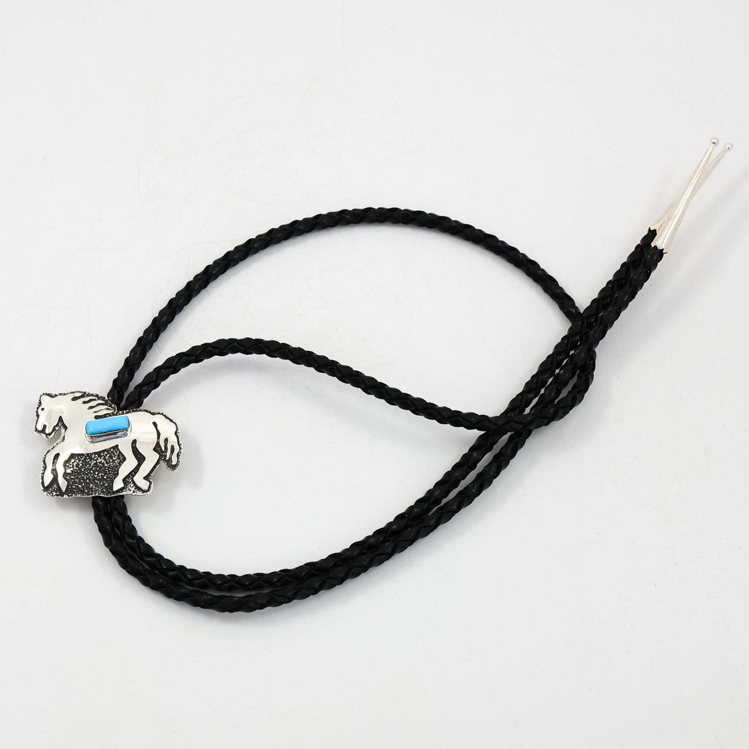 Turquoise Horse Bola Tie