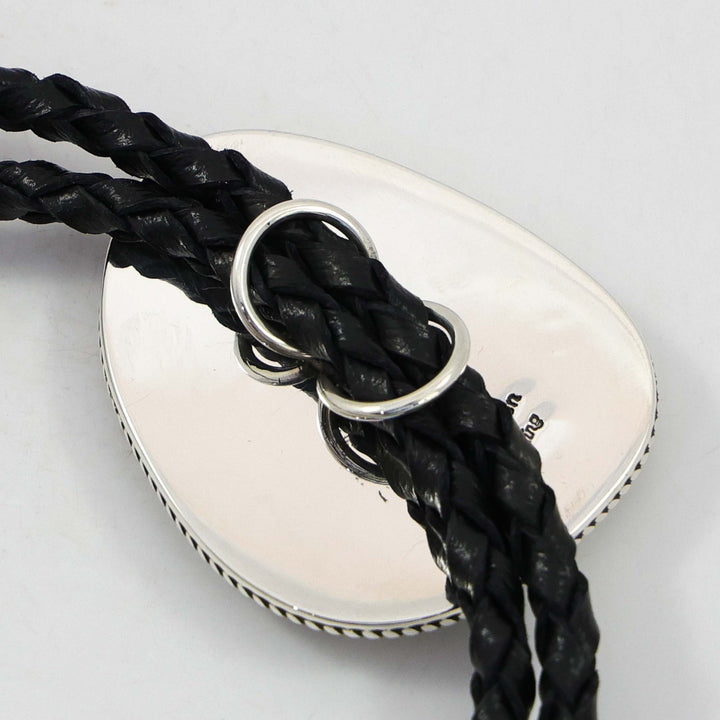 White Buffalo Bola Tie