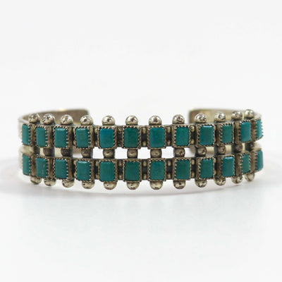 1940s Turquoise Row Cuff
