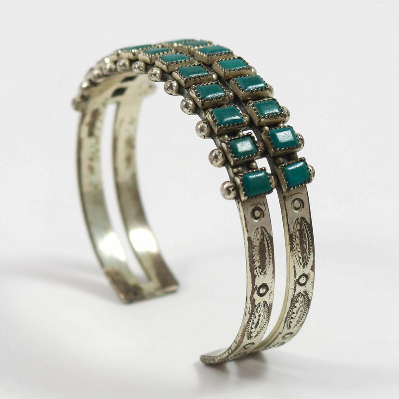 1940s Turquoise Row Cuff