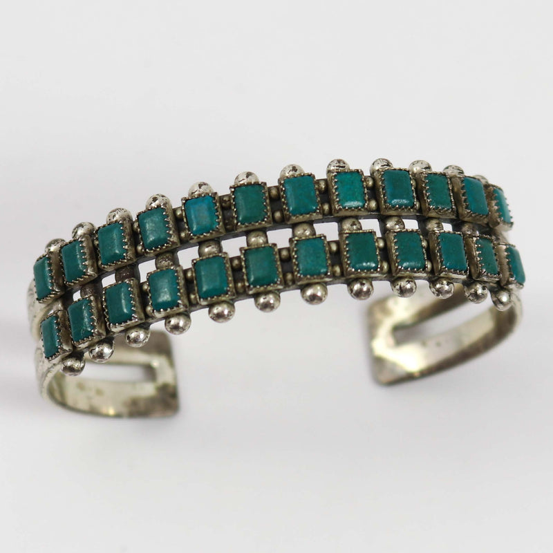 1940s Turquoise Row Cuff