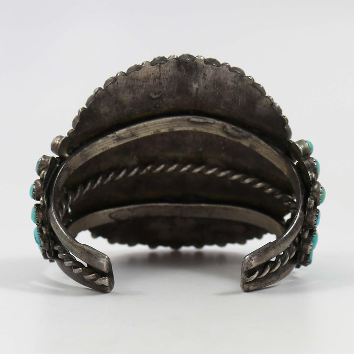 1940s Turquoise Cluster Cuff