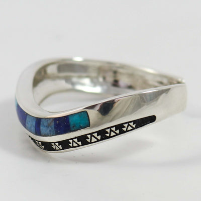 Lapis and Turquoise Cuff