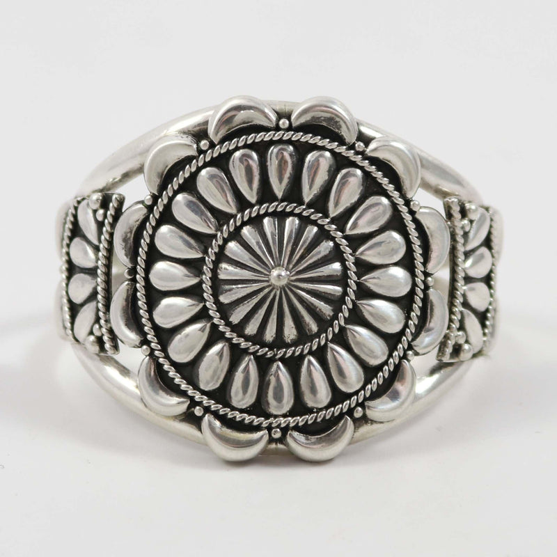 Repousse Silver Cuff