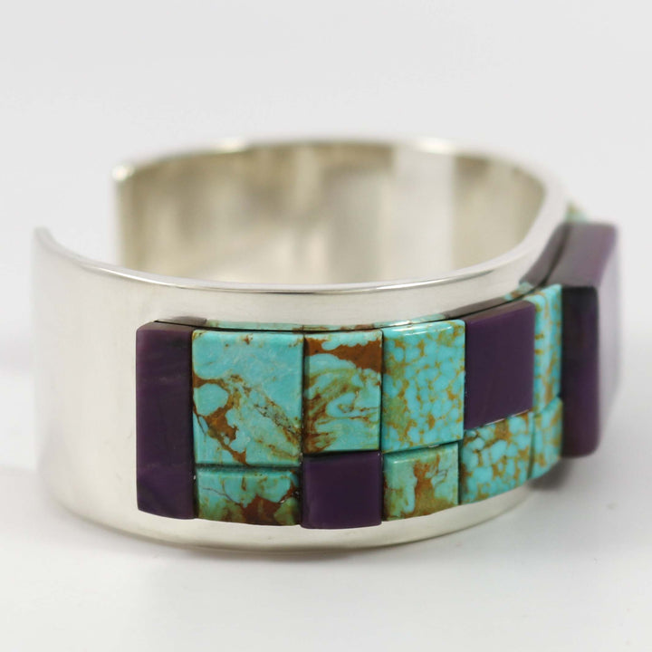 Turquoise and Sugilite Cuff