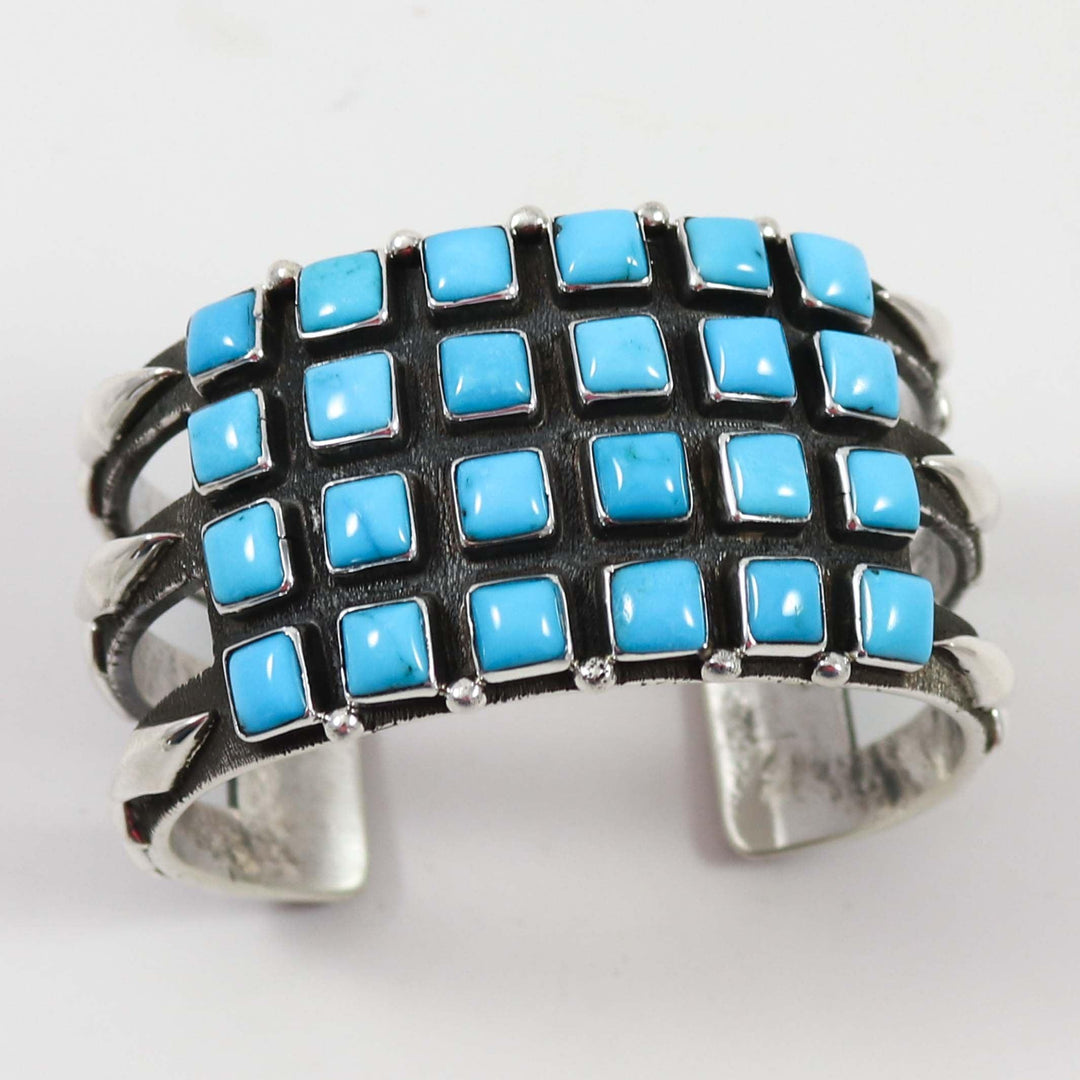 Kingman Turquoise Cuff by Ernest Rangel - Garland's