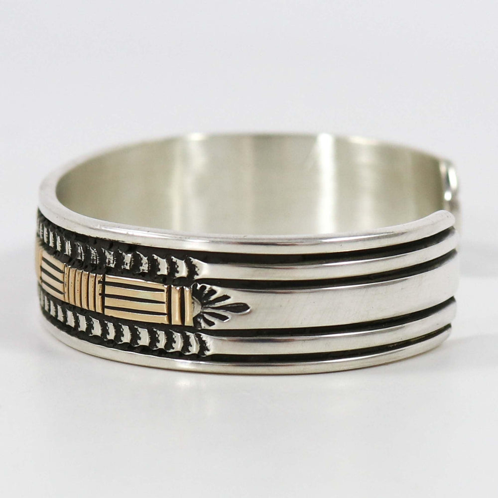 Gold and Silver Cuff by Bruce Morgan - Garland's