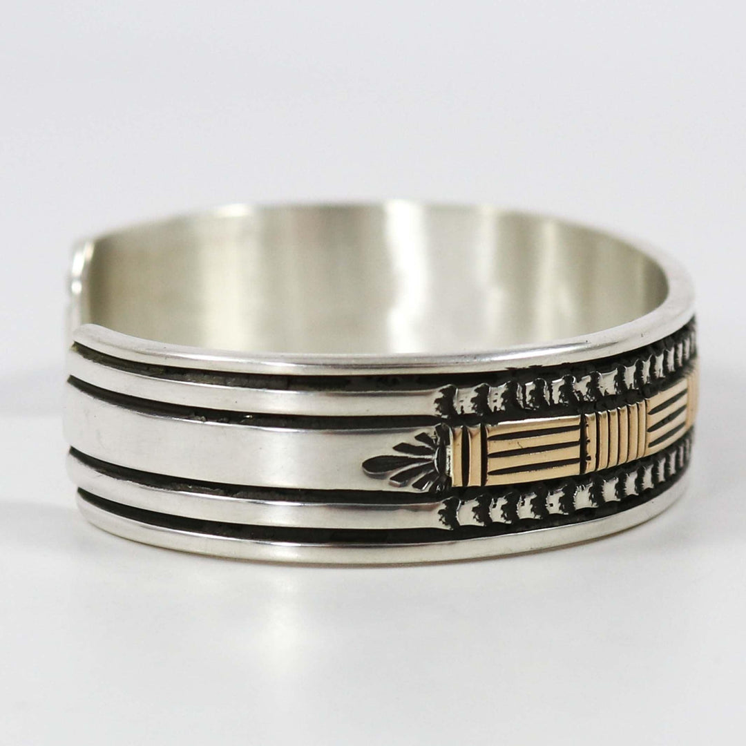 Gold and Silver Cuff by Bruce Morgan - Garland's