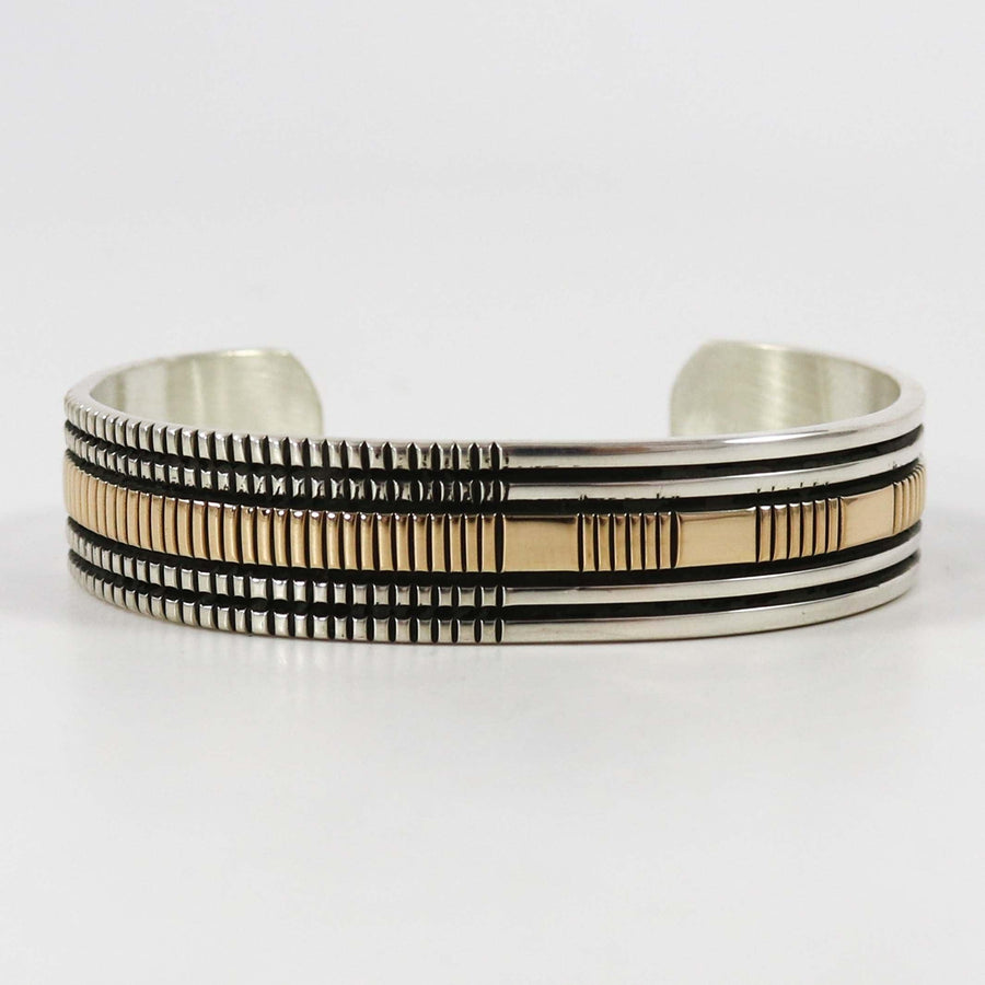Gold and Silver Cuff by Bruce Morgan - Garland's
