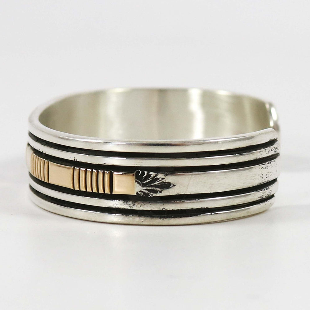 Gold and Silver Cuff by Bruce Morgan - Garland's